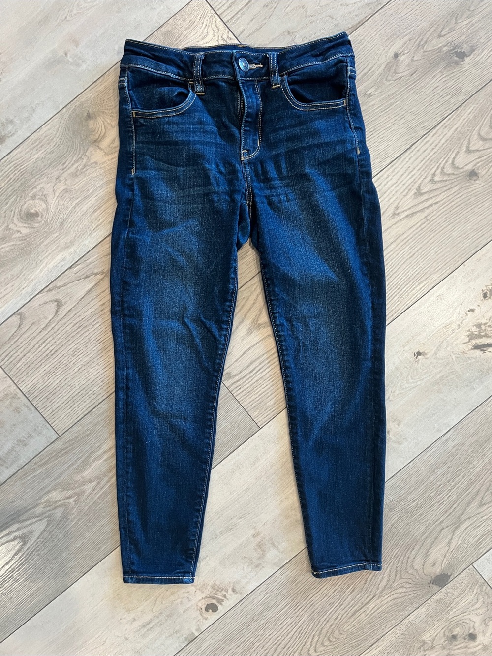 American Eagle Women’s Dark Blue Women's Slim Jeans